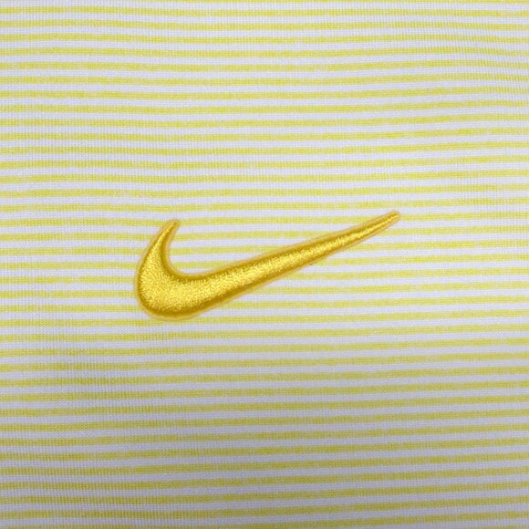 NIKE GOLF DRI-FIT TOUR REGULAR FIT POLY/SPANDEX SHIRT YELLOW Sz X-LARGE, XL - Picture 3 of 5